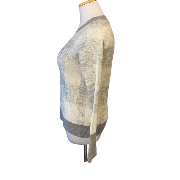 Banana Republic Wool Blend Buffalo Check Sweater - Picture 2 of 7